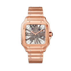 CARTIER SANTOS DE CARTIER SKELETON WATCH - GOLD