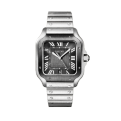 CARTIER SANTOS DE CARTIER WATCH SILVER GREY