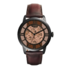 FOSSIL TOWNSMAN AUTOMATIC DARK BROWN LEATHER