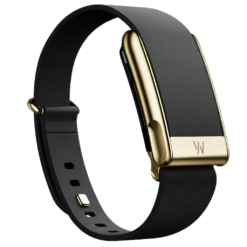 WHOOP LIFE MG - LEATHERLUXE MG TAPERED BLACK WITH GOLD