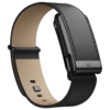 WHOOP LIFE MG -LEATHERLUXE MG STRAIGHT BLACK/CREAM WITH BLACK TITANIUM